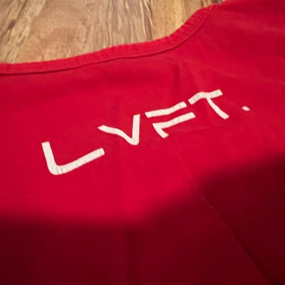 LVFT Men Muscle Tank Top Red International - Picture 4 of 5